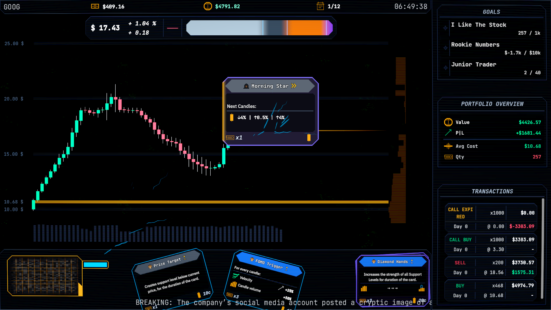 TICKER screenshot 2